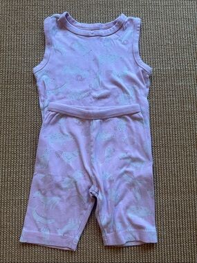 Tea Collection Pink Unicorn Tank Top and Shorts Pajama Set